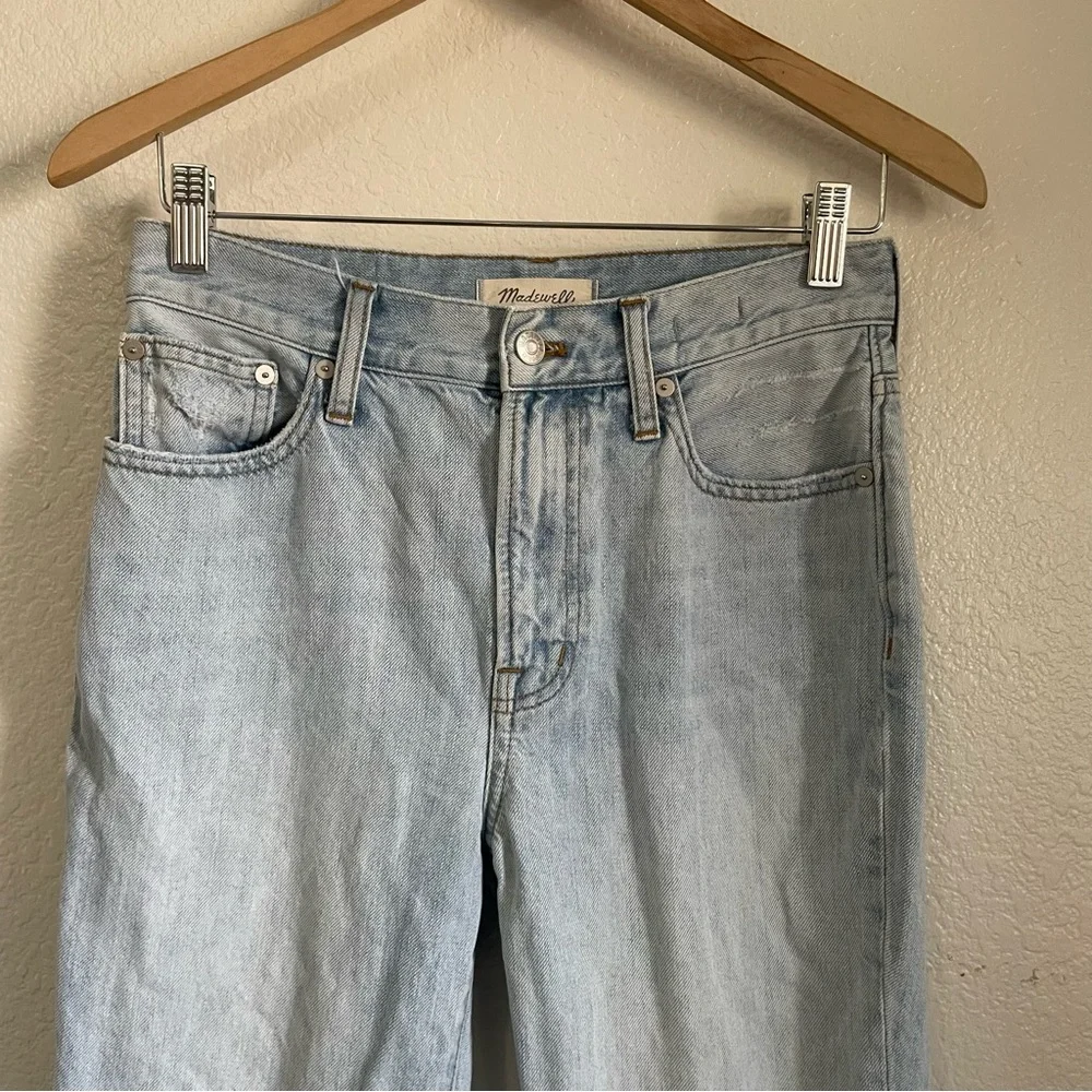 Madewell The Perfect Vintage Jean High Waisted Straight Tapered Slim Leg C2819